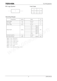 TC7PG34AFE(TE85L Datasheet Pagina 2