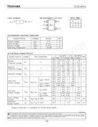 TC7S14F Datasheet Page 2