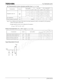 TC7WH04FU(TE12L) Datasheet Page 4