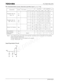 TC7WH74FU(TE12L) Datasheet Page 4