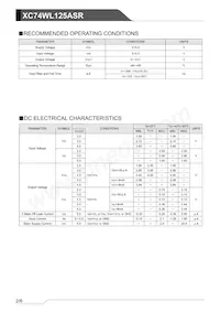 XC74WL125ASR Datasheet Page 2