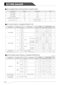 XC74WL34AASR Datasheet Page 2