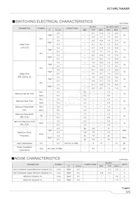 XC74WL74AASR Datasheet Page 3