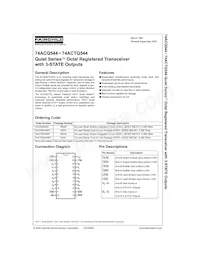 74ACQ544SC Datasheet Cover