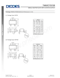 74AHC1G126W5-7 Datasheet Page 8