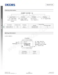 74AHCT125T14-13 Datasheet Pagina 5