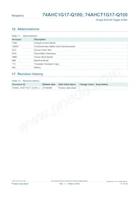 74AHCT1G17GW-Q100H Datasheet Pagina 13