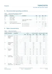 74AHCV07APWJ Datasheet Page 4