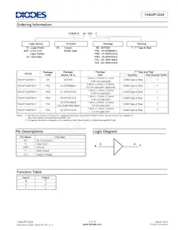 74AUP1G34FS3-7 Datasheet Page 2
