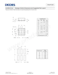74AUP1G34FS3-7 Datasheet Pagina 13
