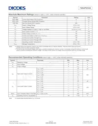 74AUP2G34FZ4-7數據表 頁面 3