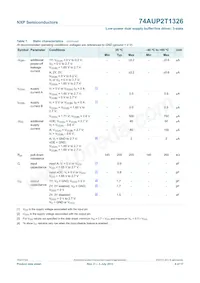 74AUP2T1326GF Datasheet Page 7