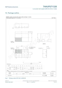 74AUP2T1326GF Datasheet Page 14