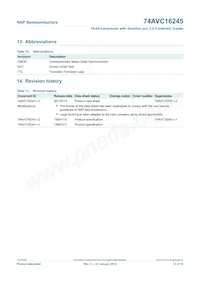 74AVC16245DGG Datasheet Pagina 13