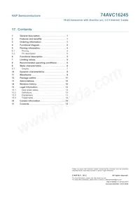 74AVC16245DGG Datasheet Pagina 16