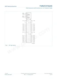 74AVCH16245DGG Datasheet Page 4
