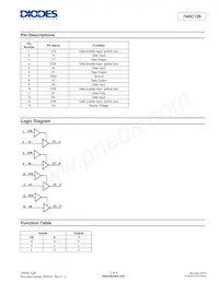 74HC126T14-13 Datasheet Page 2