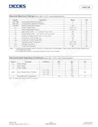 74HC126T14-13 Datasheet Page 3
