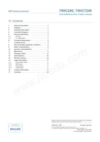 74HC240N Datasheet Pagina 18