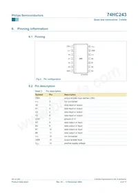 74HC243D Datasheet Page 4