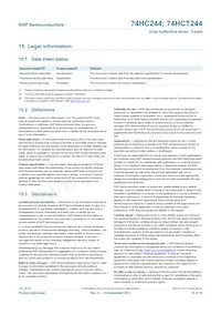 74HC244N Datasheet Page 16