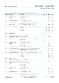 74HC365N Datasheet Page 8