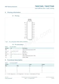 74HC540N Datasheet Page 5