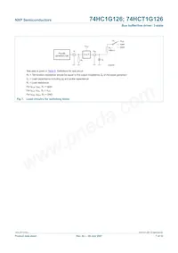 74HCT1G126GW Datasheet Page 8
