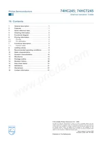 74HCT245N Datasheet Pagina 22