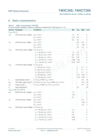 74HCT366N Datasheet Page 6