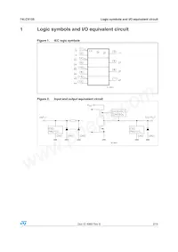 74LCX125TTR Datasheet Page 3