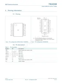74LV244N Datasheet Page 3