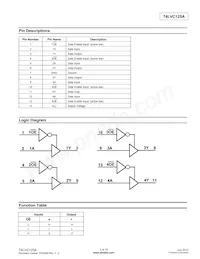 74LVC125AT14-13 Datasheet Page 2