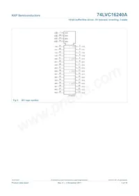 74LVC16240ADGG Datasheet Page 4