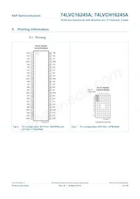74LVC16245ABQ Datasheet Page 4