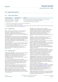 74LVC1G125GW Datasheet Page 18