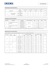 74LVC2G125HK3-7 Datasheet Page 5