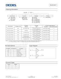 74LVC2G17FZ4-7 Datasheet Page 2