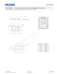 74LVC2G34FW4-7 Datasheet Pagina 12