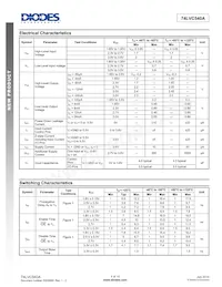 74LVC540AT20-13 Datasheet Page 4