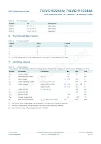 74LVCH162244ADGG Datasheet Page 5