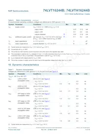 74LVT16244BBQ Datasheet Page 8