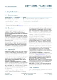 74LVT16244BBQ Datasheet Pagina 16