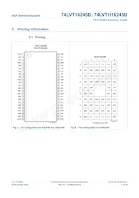 74LVT16245BBQ Datasheet Page 4