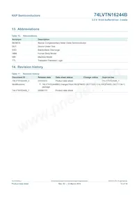 74LVTN16244BBQ Datasheet Page 13