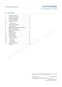 74LVTN16244BBQ Datasheet Page 16