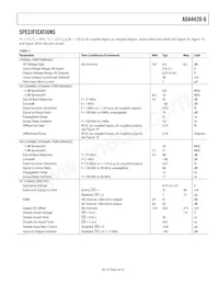ADA4420-6ARUZ-RL Datasheet Page 4