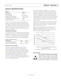 ADA4938-2ACPZ-R2 Datasheet Page 7