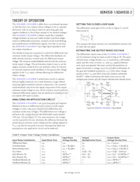 ADA4938-2ACPZ-R2 Datasheet Page 19