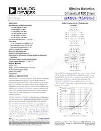 ADA4939-2YCPZ-R2 Datasheet Copertura